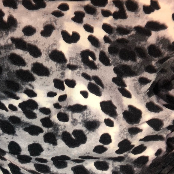 DKNY Animal Print Mesh Detail One Piece Swimsuit - Picture 10 of 15